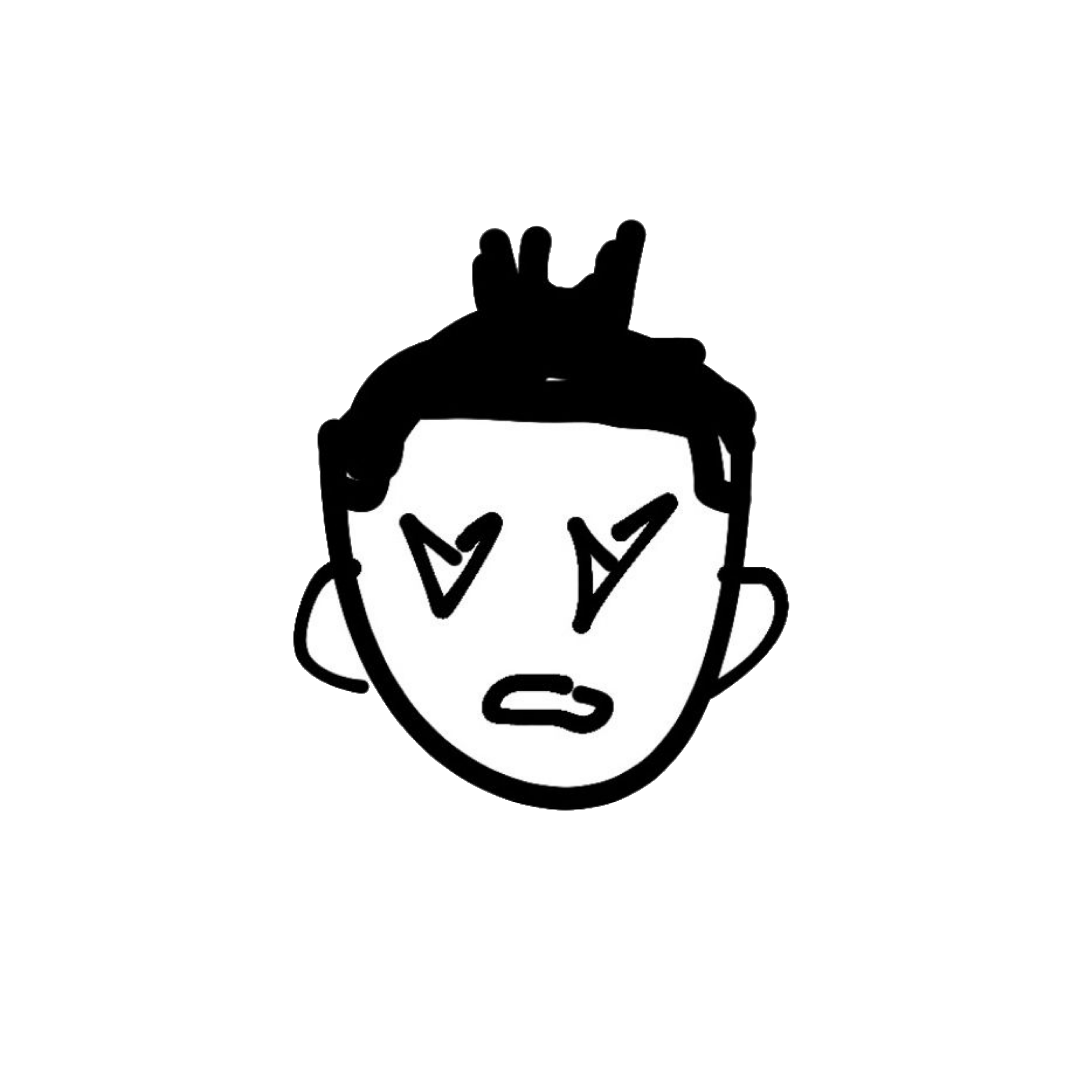 My Brother! — Bold Black Line Art