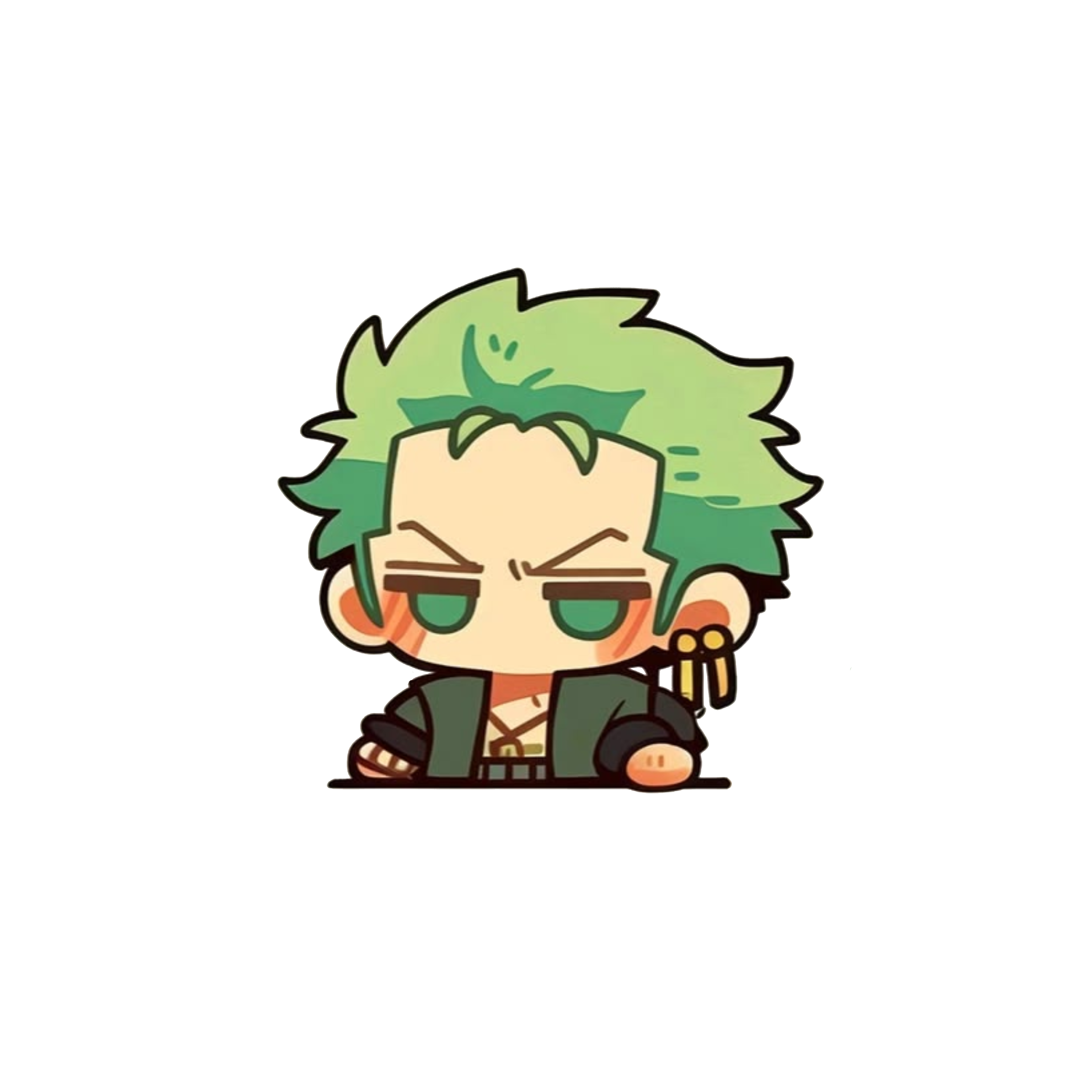Little Mosshead — Chibi Zoro Aesthetic